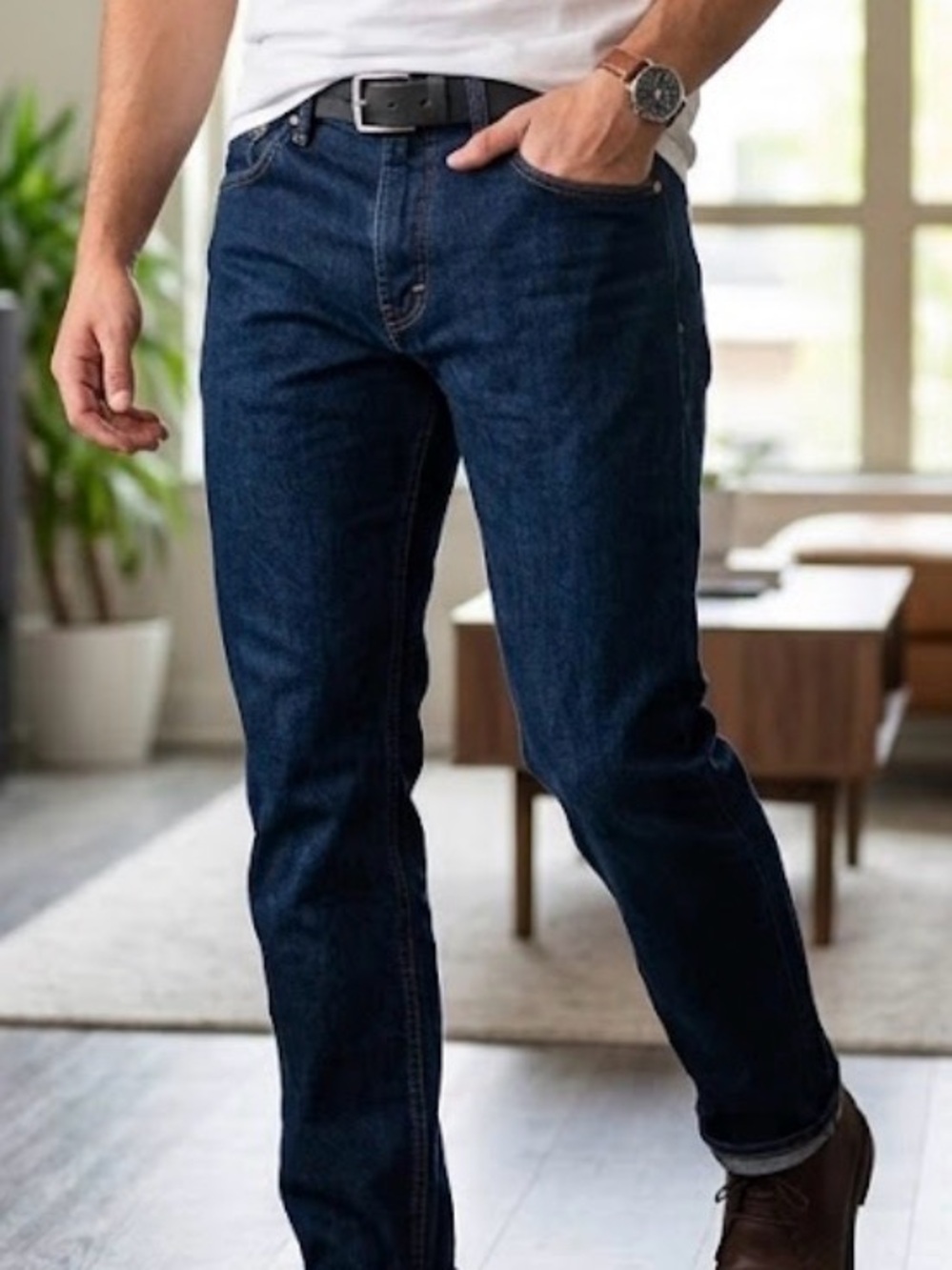 Levi's Men's Indigo Straight Jeans